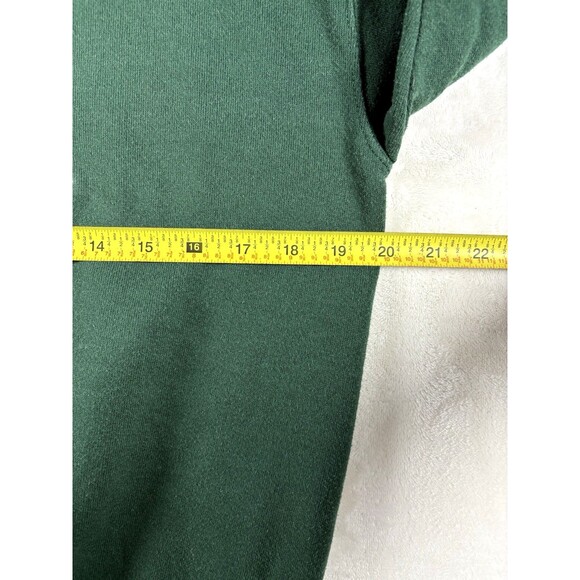 Vintage Top Threads Green Crewneck Sweatshirt Birdhouse Embroidery Cozy Casual - Picture 3 of 6